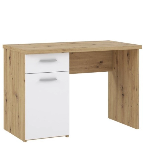 Biurko skandynawskie 110x60 cm z szufladą i szafką